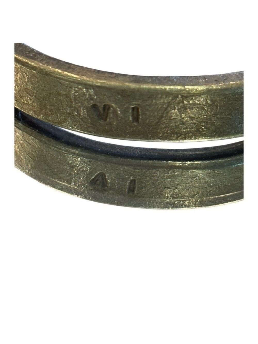 Men's  Hand-Forged Iron Cuff Bracelet – Size 8 | VI | 6-Year Anniversary Gift - Picture 4 of 9